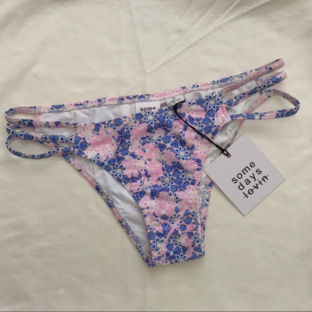Somedays Lovin Easy Rider Bikini Bottom Small NWT